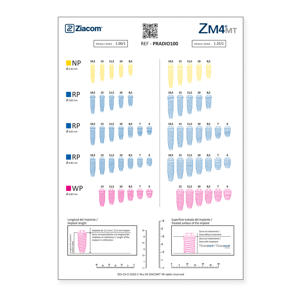 Radigraphic template ZM4MT 